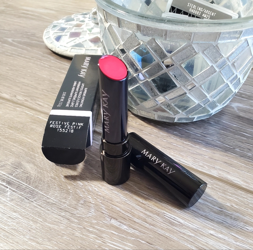 Mary Kay Festive Pink Lipstick Supreme Hydrating Lipstick